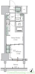 ONE ROOF RESIDENCE TAMACHIの物件間取画像